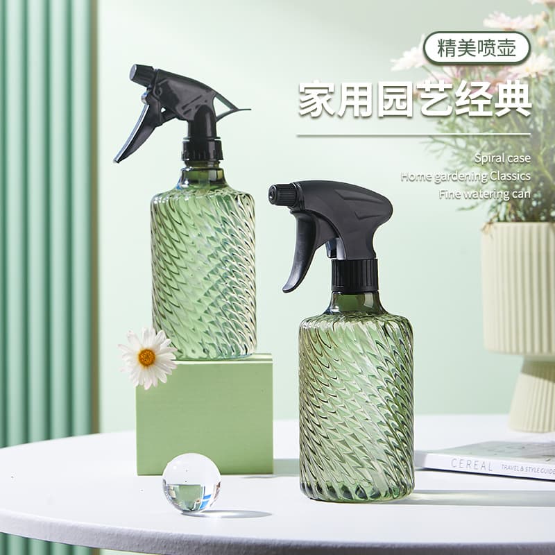 Thickened Spray Bottle for Household Disinfection, Cleaning Spray Bottle, Refillable Dispenser, Green Plant Watering Sprayer, Plant Mister