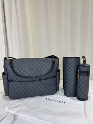 New European and American trendy mom bag, versatile crossbody bag, multifunctional large-capacity travel bag, diaper bag
