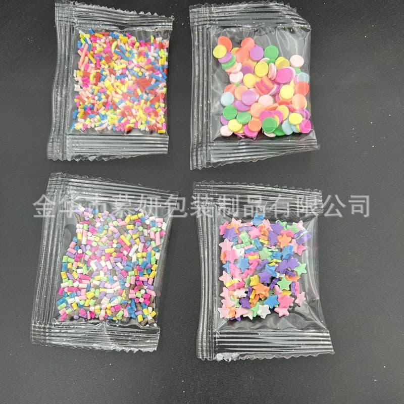 3g Small Bag Soft Clay Fruit Slices Star Shaped Candy Particle Stickers DIY Jewelry Accessories Chinese Style Handmade Craft