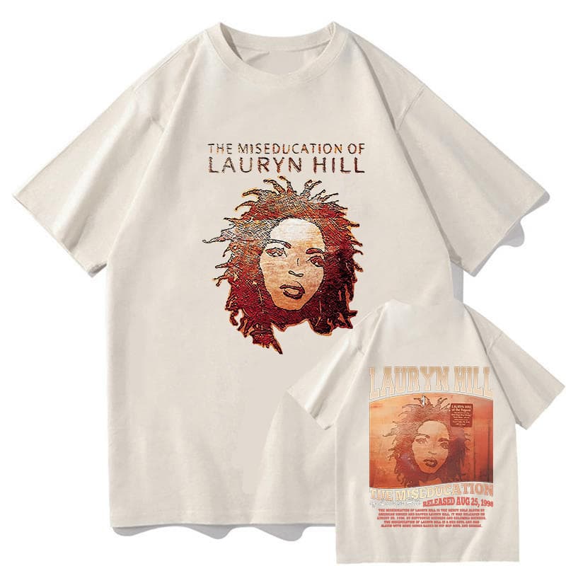 Lauryn Hill T-Shirt Funny Men's Clothing Harajuku Aesthetic Un