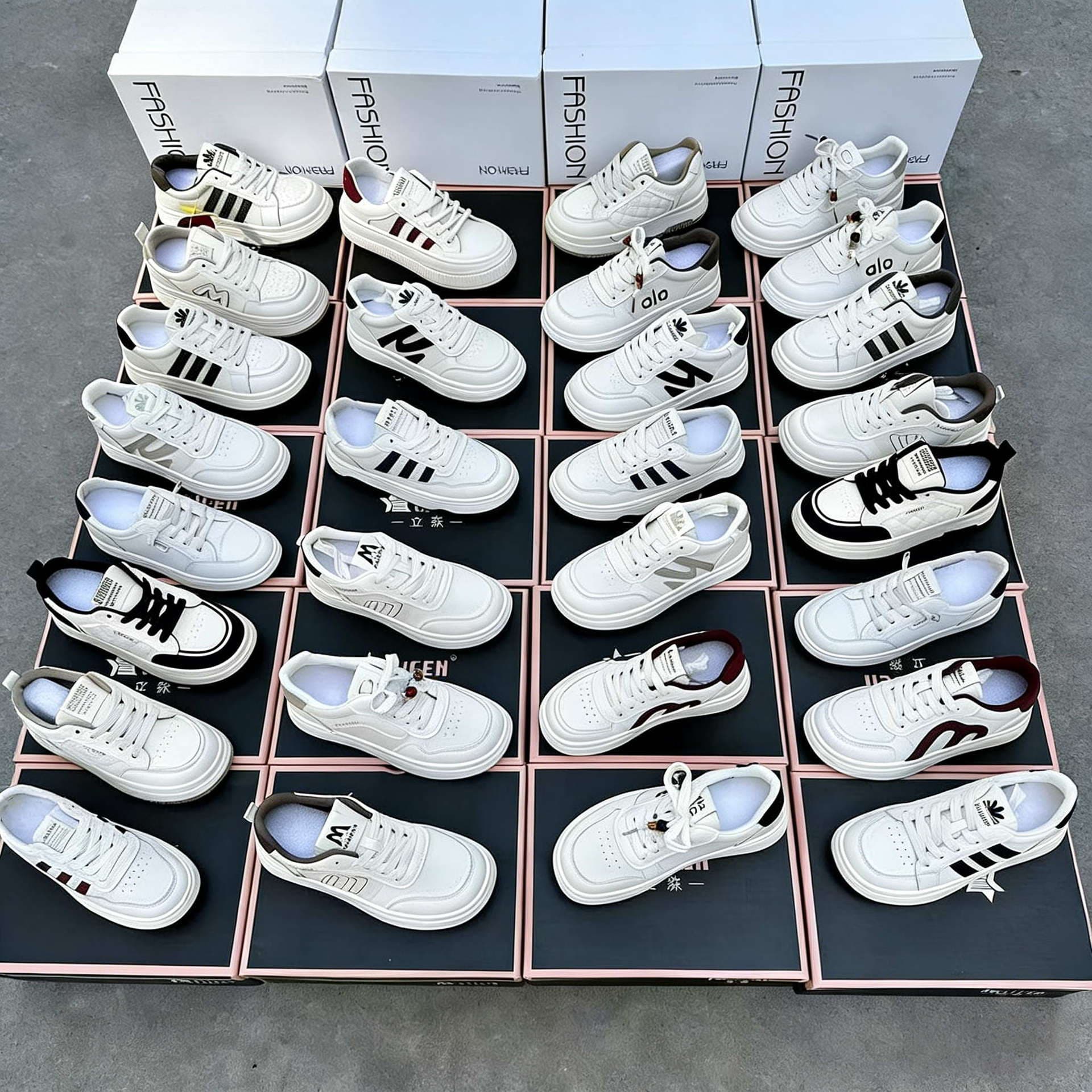 White Shoes Wenzhou Women's Shoes Wholesale Casual Versatile Running Shoes Jianghu First-Hand Source Stall Shoes New Style Single Shoes Women