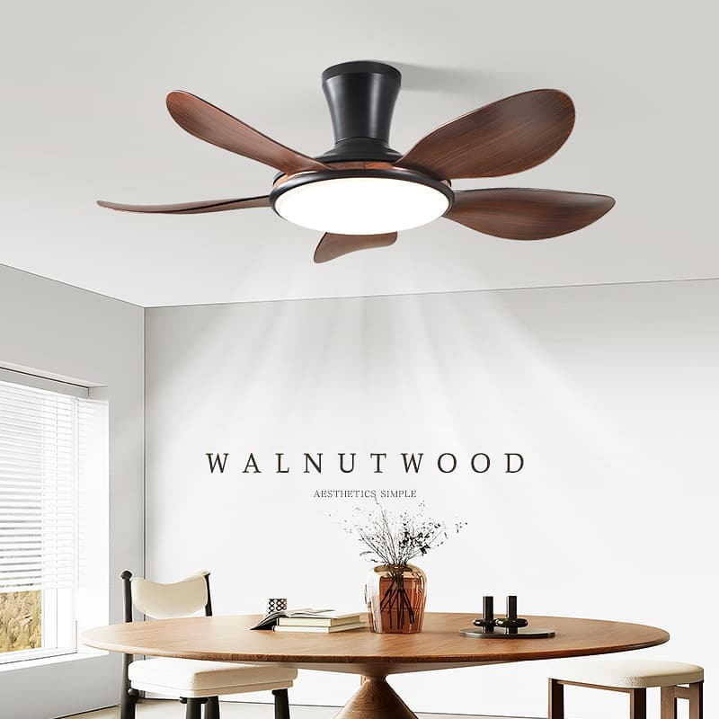 Restaurant Ceiling Fan Light 2025 New Model New Chinese Style Variable Frequency Silent Full Spectrum Eye Protection Household Ceiling Fan Light