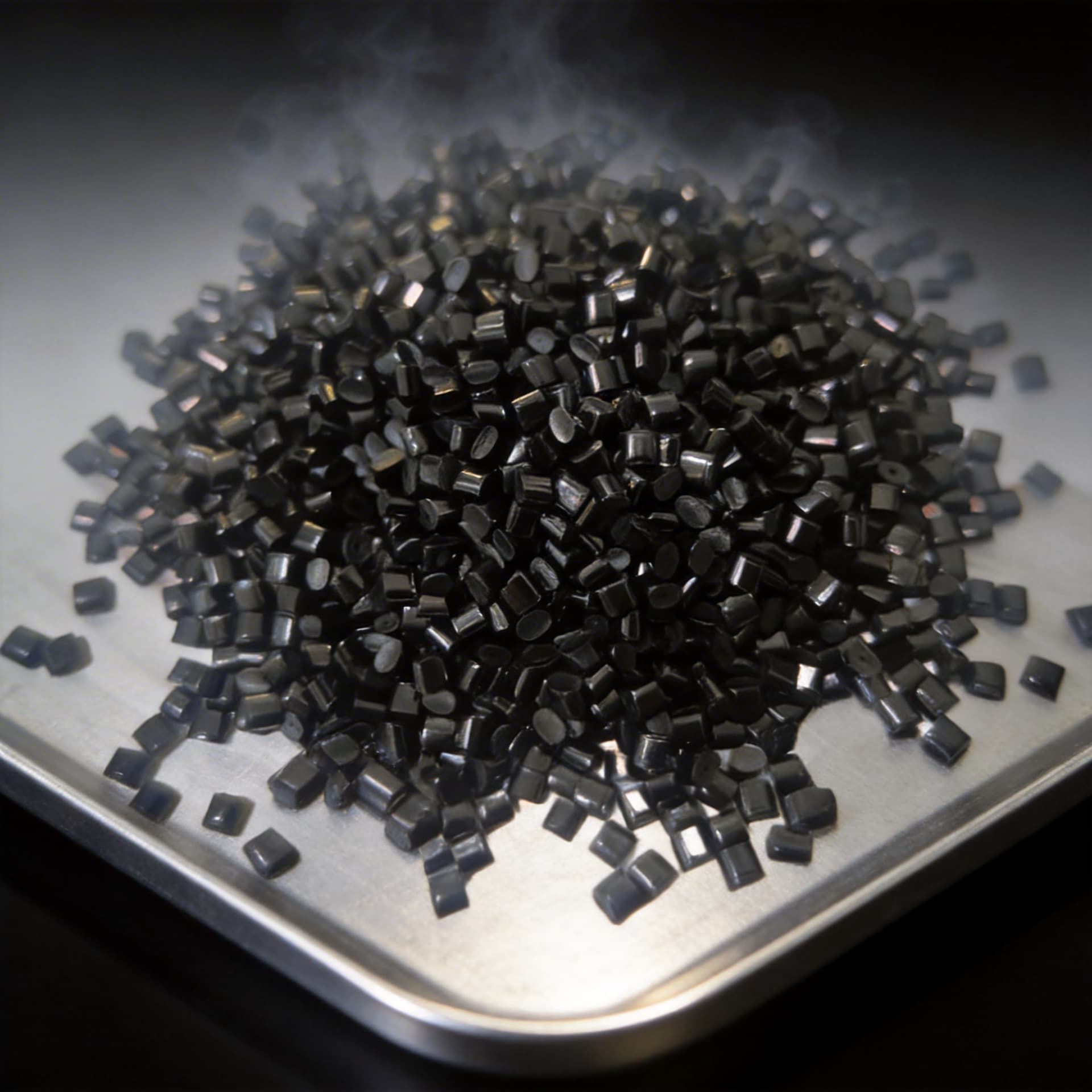 Injection molding grade V0 fire retardant PC material electronic black flame retardant 2.0mm PC plastic particles black fire retardant material factory