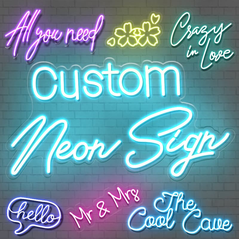 Factory Direct USB Neon Light Holiday Decoration LED Neon Light Sign Glowing Acrylic Neon Light for Atmosphere Setup