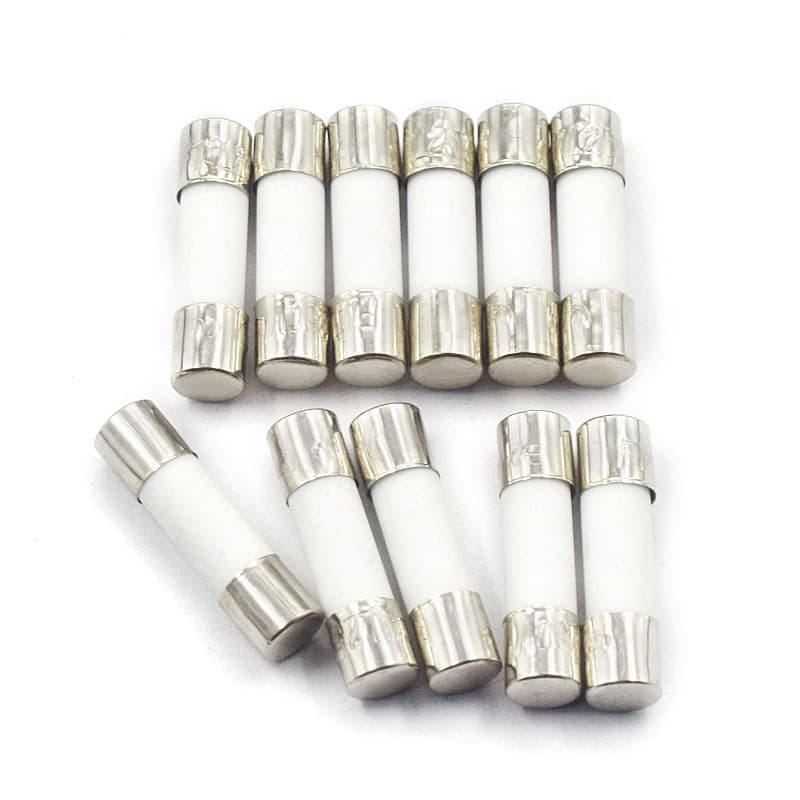 Ceramic fuse tube 5x20mm 250V fuse tube type multimeter 1A2A3A6A10A15A30A