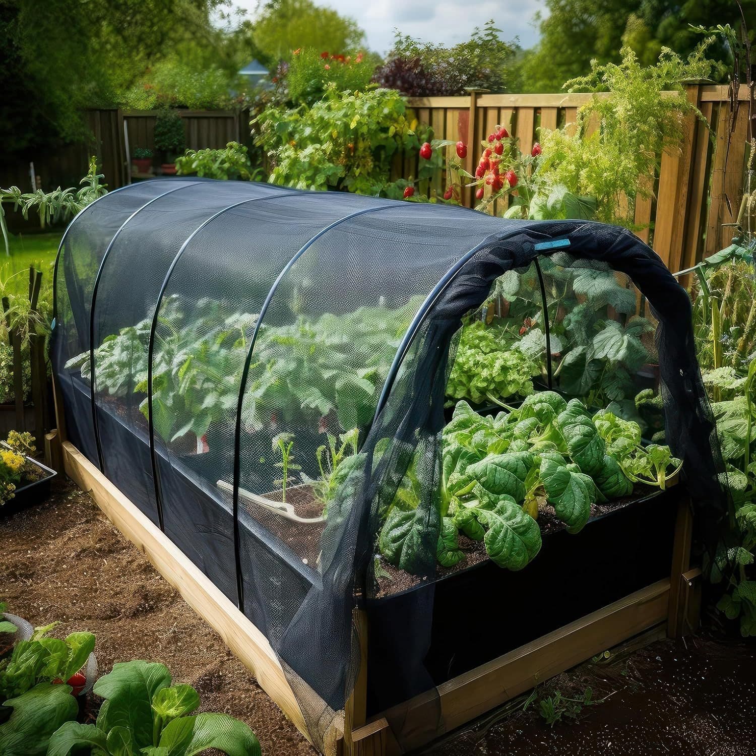 Amazon Cross-Border Outdoor DIY Mosquito Net for Courtyard Garden Vegetable Flower Fruit Bird Insect Barrier Net Terrace Cover