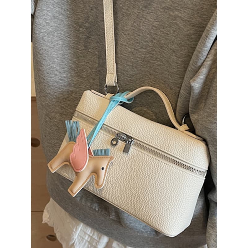 Korean version of high-end portable small square bag for women 2026 new trendy fashionable casual one-shoulder cross-body box bag
