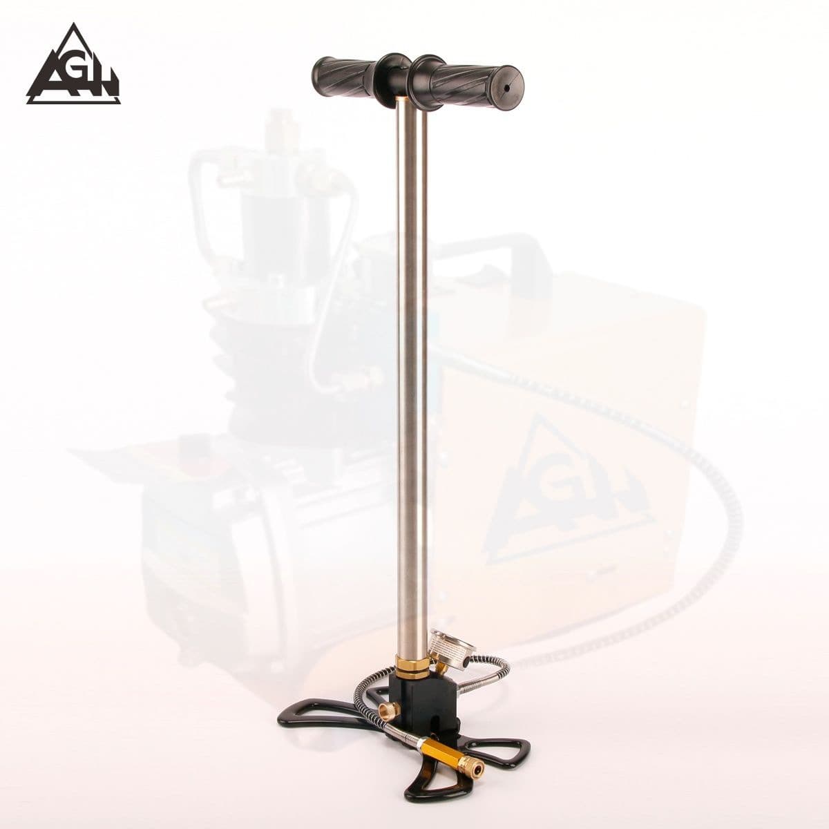 AGH High Pressure Air Pump 30Mpa High Pressure Inflation Pump 40Mpa Water-Cooled Single Cylinder 6.8L Diving Tank Air Compressor Pump