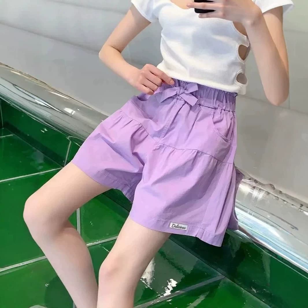 Girls' 5-Inch Shorts, Summer Thin Pants, Outdoor Wear for Girls, Mid-Length Casual Fashion Pants