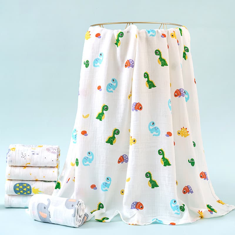 Ins Amazon Newborn Swaddle Blanket, 100% Cotton Gauze Wrap, Breathable Baby Essentials, Ins Style