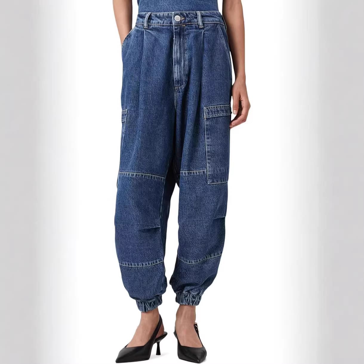 2025 New Arrival Europe & US Amazon Cross-border Trade Summer Casual Slim Fit Jeans for Women, Body-Shaping High-Rise Long Pants