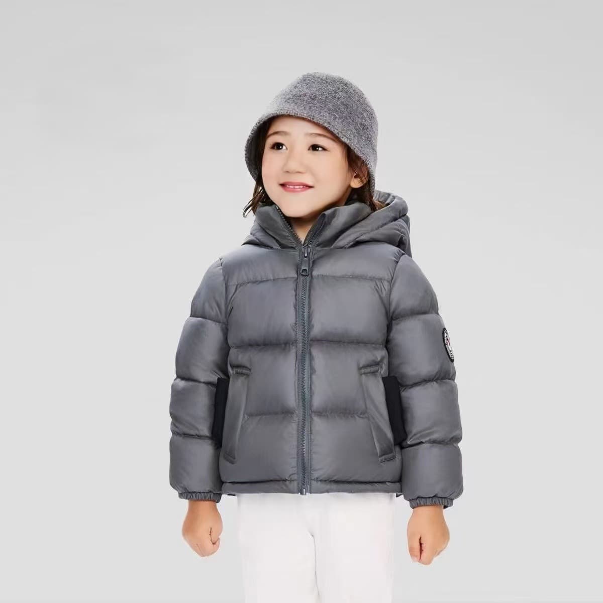 Discount Children's Puffer Coat Baby Thick White Duck Down Short Jacket Boys Girls Warm Windproof Winter New