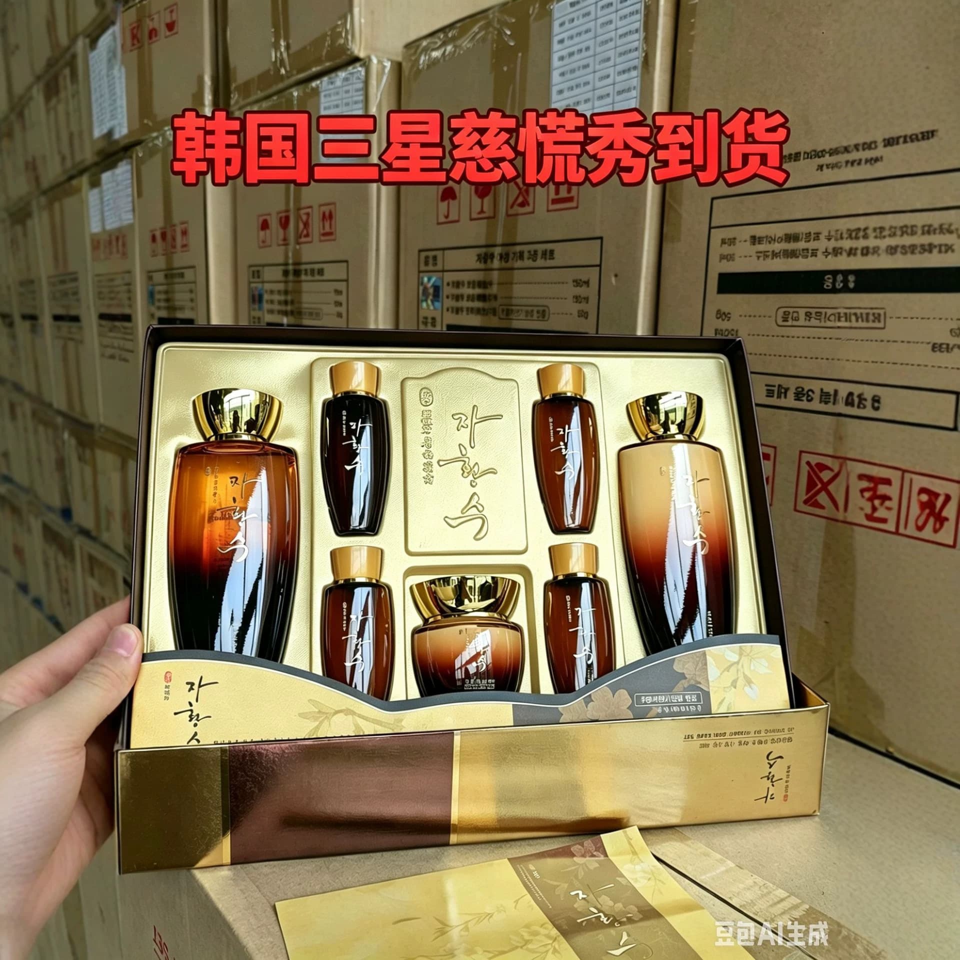 South Korea Samsung Cihuanxiu Skin Care Set, Seven-Piece Set, Imported Wholesale and Dropshipping