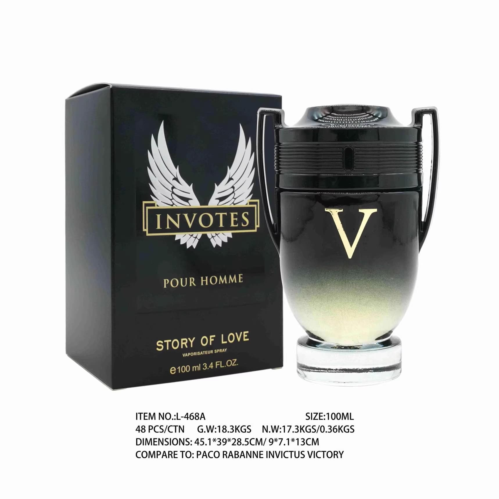 Perfume Trophy High Black Trophy Intense Fragrance Blue Trophy Invincible Essence Brave Eau de Parfum Trophy for Men