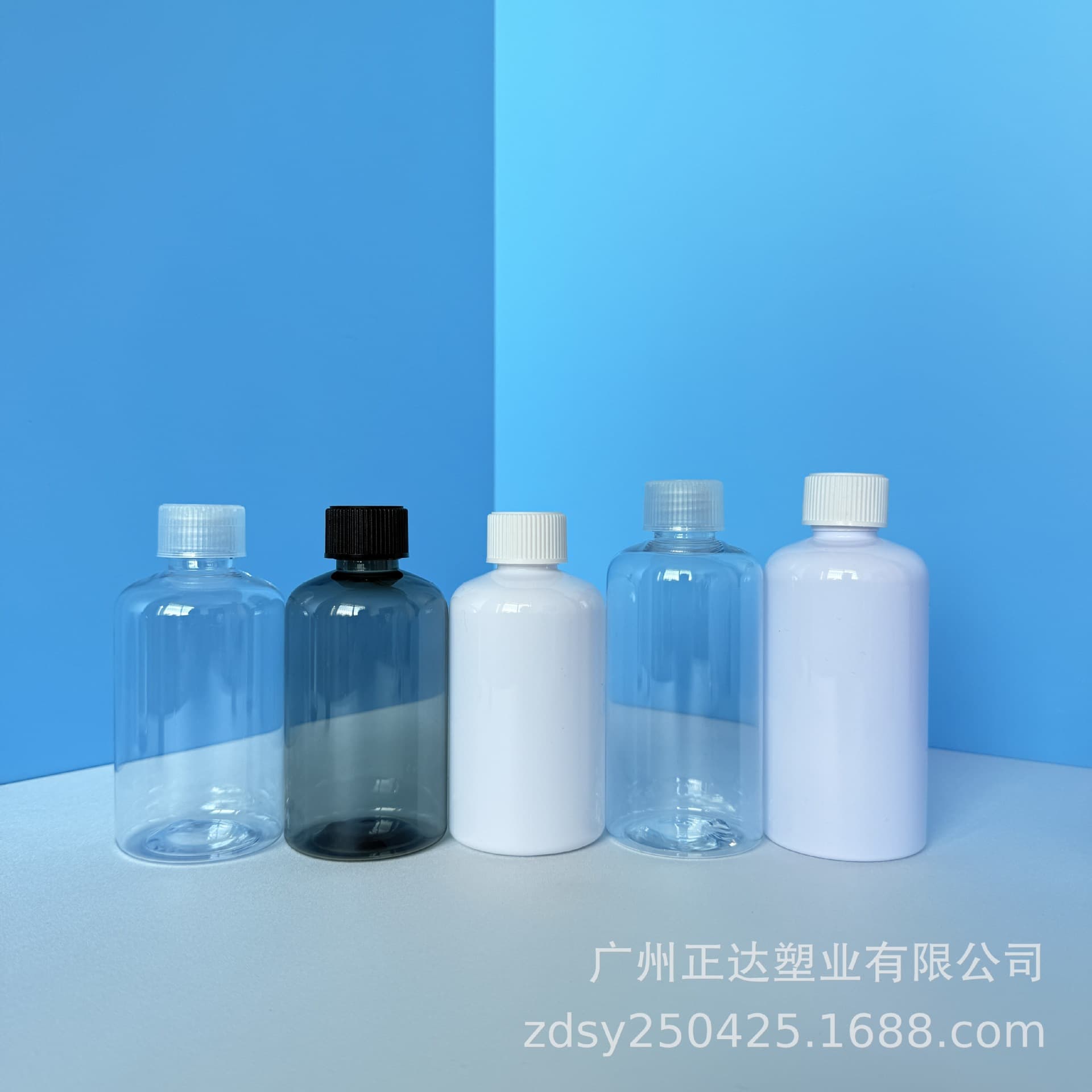 Wholesale 200/250ML Transparent Plastic Dispensing Bottles, Multi-use Liquid Packaging PET Car Water Bottles