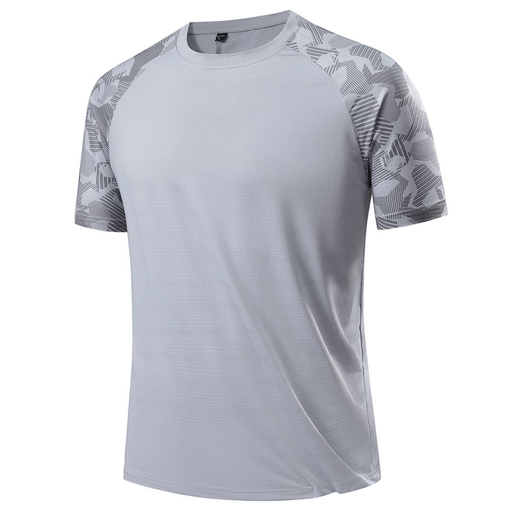 Men's New Quick-Dry T-Shirt, Quick-Dry Short Sleeve, Ice Silk T-Shirt, Ice Silk Short Sleeve, Summer Short Sleeve, Round Neck Short Sleeve, Sports Short