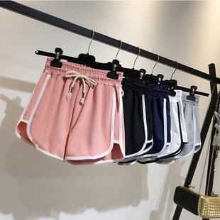 High-Waist Sports Shorts for Women Running Yoga Loose Hot Pants Fashion Casual Home Slimming Beach Shorts Summer Cross-Border Wholesale
