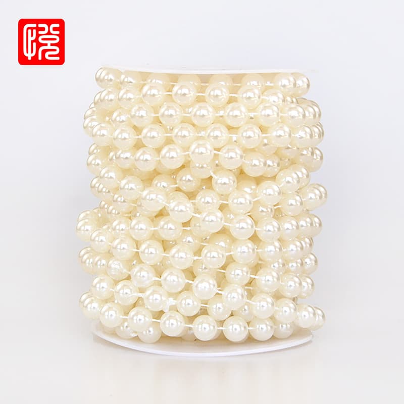 Yueyin Floral Art: Fresh Flower Gift Packaging, Pearl Bouquet, 10mm Pearl Chain, Wedding Dessert Table, DIY Clothing Accessories