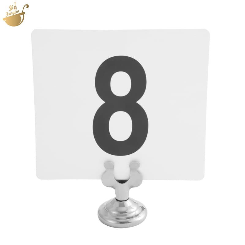 Mini Threaded U-Shaped Table Number Plate, Bread Label Holder, Table Card Holder, Dessert Shop Product Price Tag, Table Card