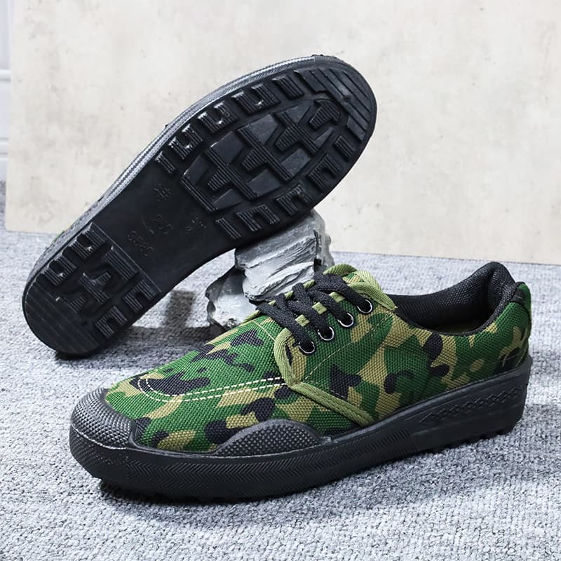 Liberation Shoes Men's Work Shoes Low-top Yellow Rubber Shoes Factory Wholesale Drop Shipping