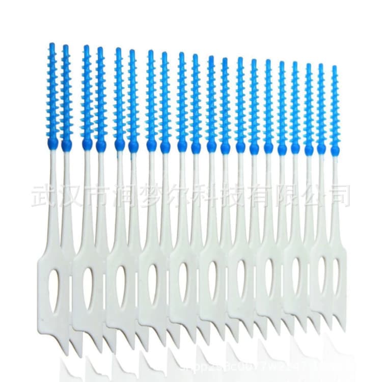 Elastic interdental brush, soft interdental brush, 40 pcs interdental brush, toothpick brush