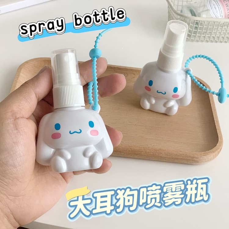 Cinnamoroll Spray Bottle Portable Mini Spray Bottle Alcohol Disinfection Bottle Cooling Hydration Spray Bottle Mosquito Repellent Bottle Refillable Bottle 50ml