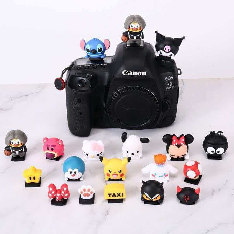 Camera Hot Shoe Cover Little Devil Hot Shoe Protector Cover for Fuji Leica Canon Nikon DSLR 10 Trendy Colors