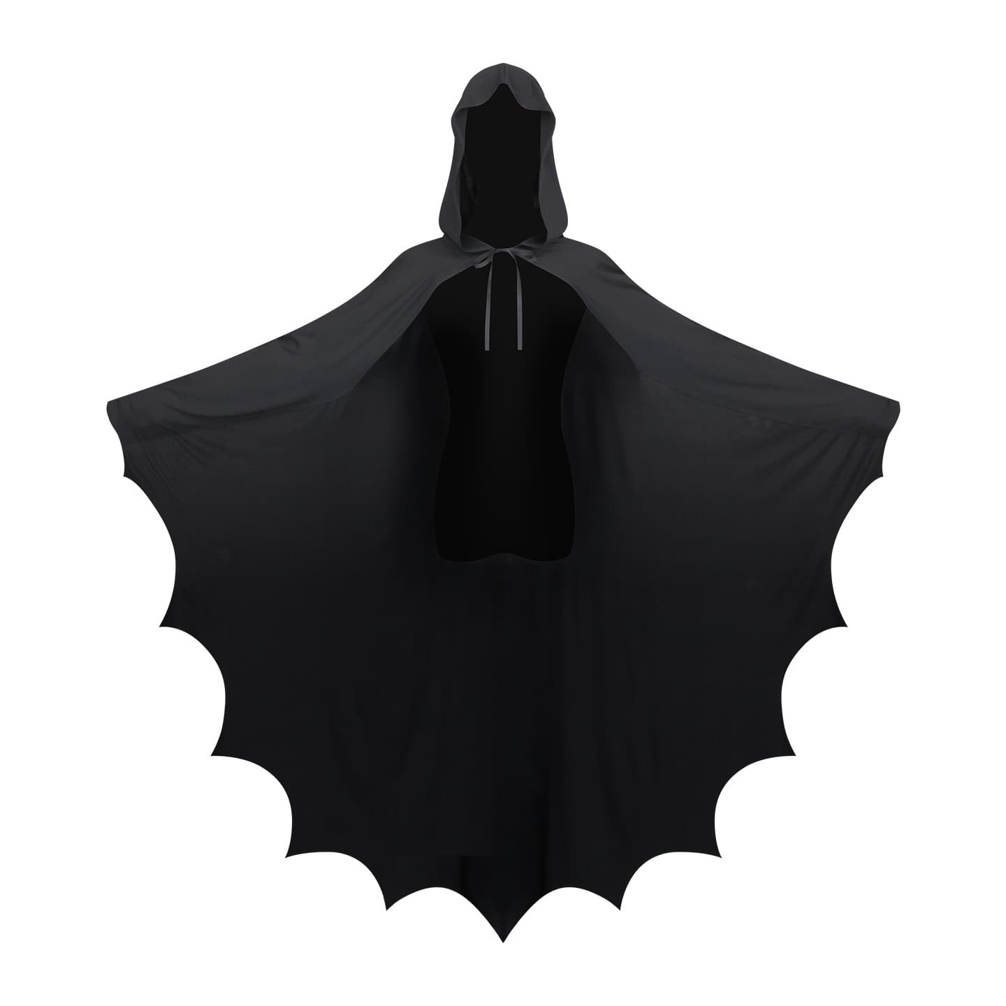 European and American New Halloween Cape Bat Pointed Hooded Tie Carnival Party Performance Cloak