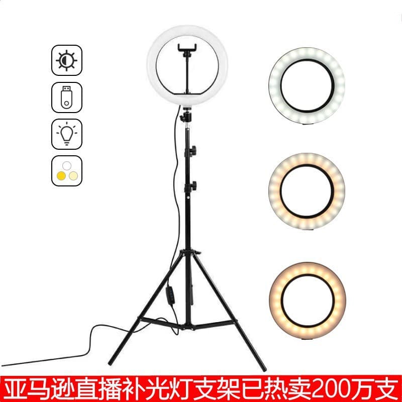 Nigeria LED Rechargeable Beauty Live Streaming Fill Light in 10-12-13-14-16-18-22 inch Sizes
