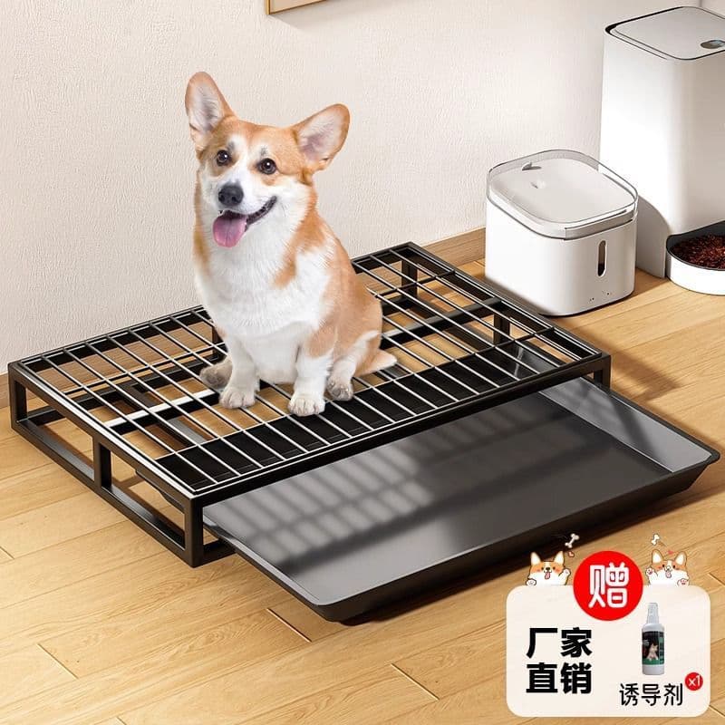 Dog Toilet Drawer-Type Special Urinal for Small Size Dogss Training Induction and Guidance Defecation Anti-Stepping Potty Artifact Sand Basin