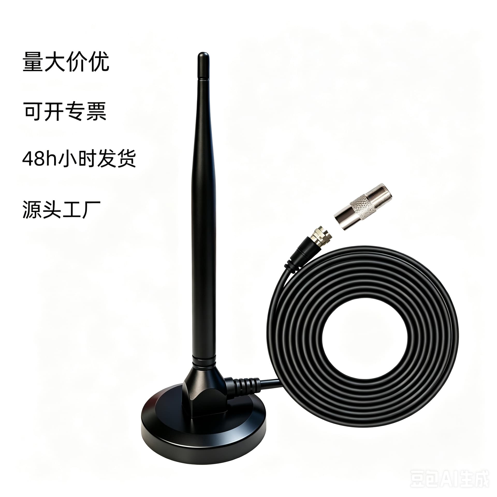 DVB-T HD Digital TV Antenna High Gain Terrestrial Signal Receiver Indoor Home Use Free-to-Air