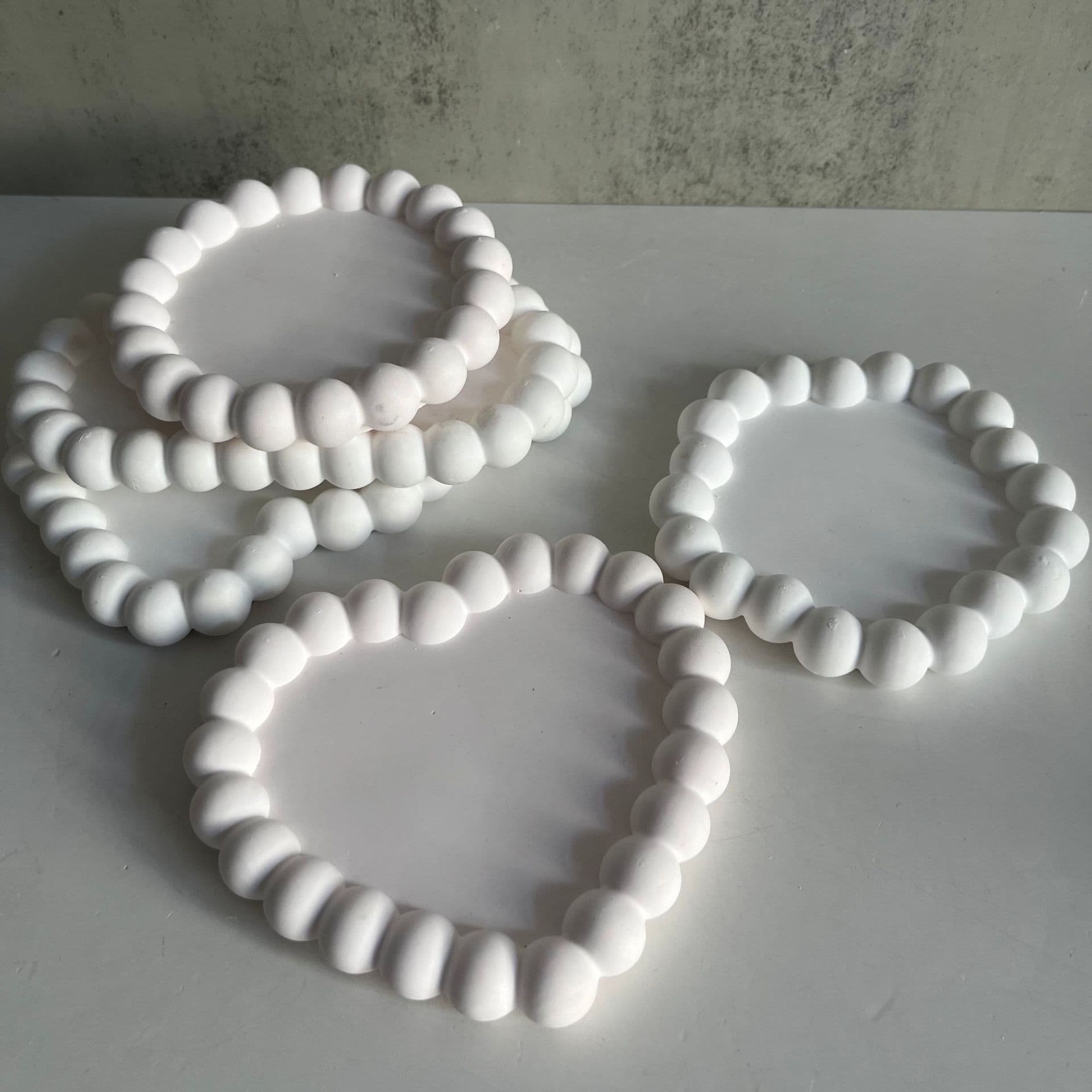 Love round wave dot coaster base tray plaster mold aromatherapy plaster mold base jewelry storage tray