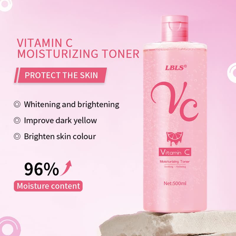 Full English LBLS Vitamin C Toner (Pink) for Moisturizing and Brightening, Gentle Facial Toner Wholesale