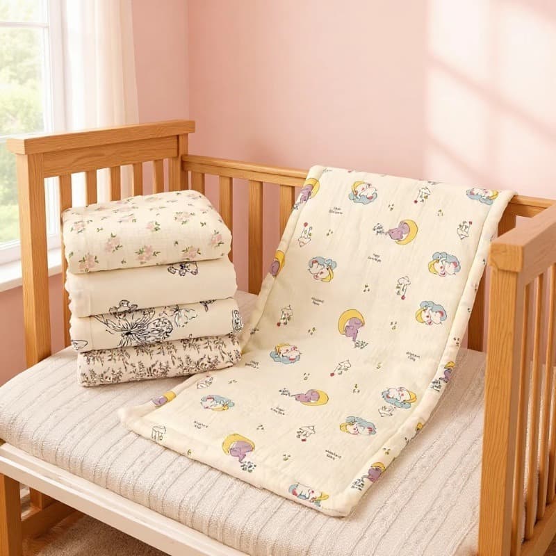 ✪ Baby Stroller Pad Soft Thickened Seat Cushion Warm Cotton Mattress Gauze Bean Velvet Baby Mattress Cotton Pad Wholesale