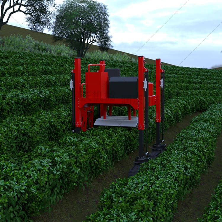 Self-propelled Tea Tree Sea Buckthorn Pruning Machine, Landscaping Shrub Trimming Equipment, Wireless Remote Control Sea Buckthorn Tree Trimming