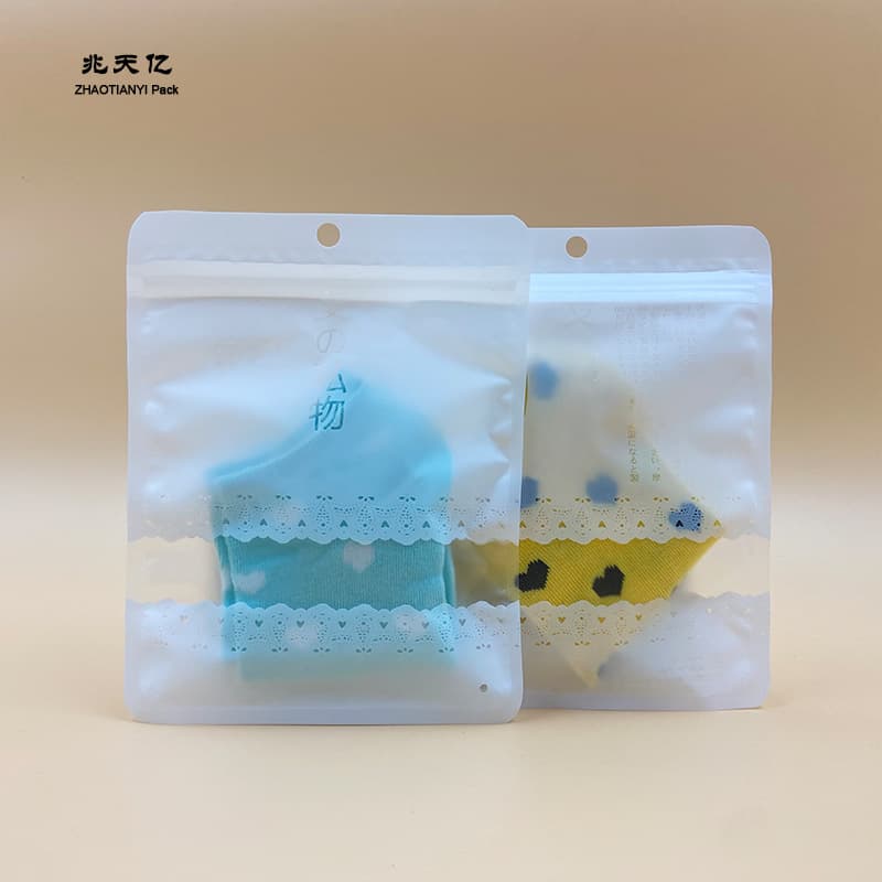 Disposable Sock Packaging Bags Plastic Clothes Bag