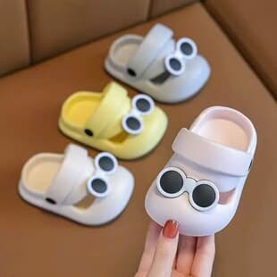 2026 New EVA Glasses Toe Cap Sandals for Boys and Girls, Baby Summer Sandals, Toddler Clog Sandals, Beach Shoes