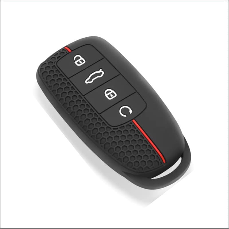 For Chery Tiggo 8 Pro e, Arrizo 8, Explore 06, Tiggo 9 Honeycomb Spherical Pattern Silicone Key Protective Case