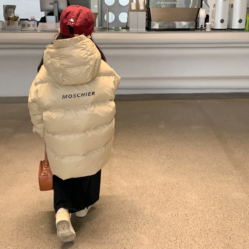 Korean Children's Down Jacket for Girls and Boys, Baby White Duck Down Winter Coat, Thick Puffer Jacket for Toddlers and Kids, Fashionable