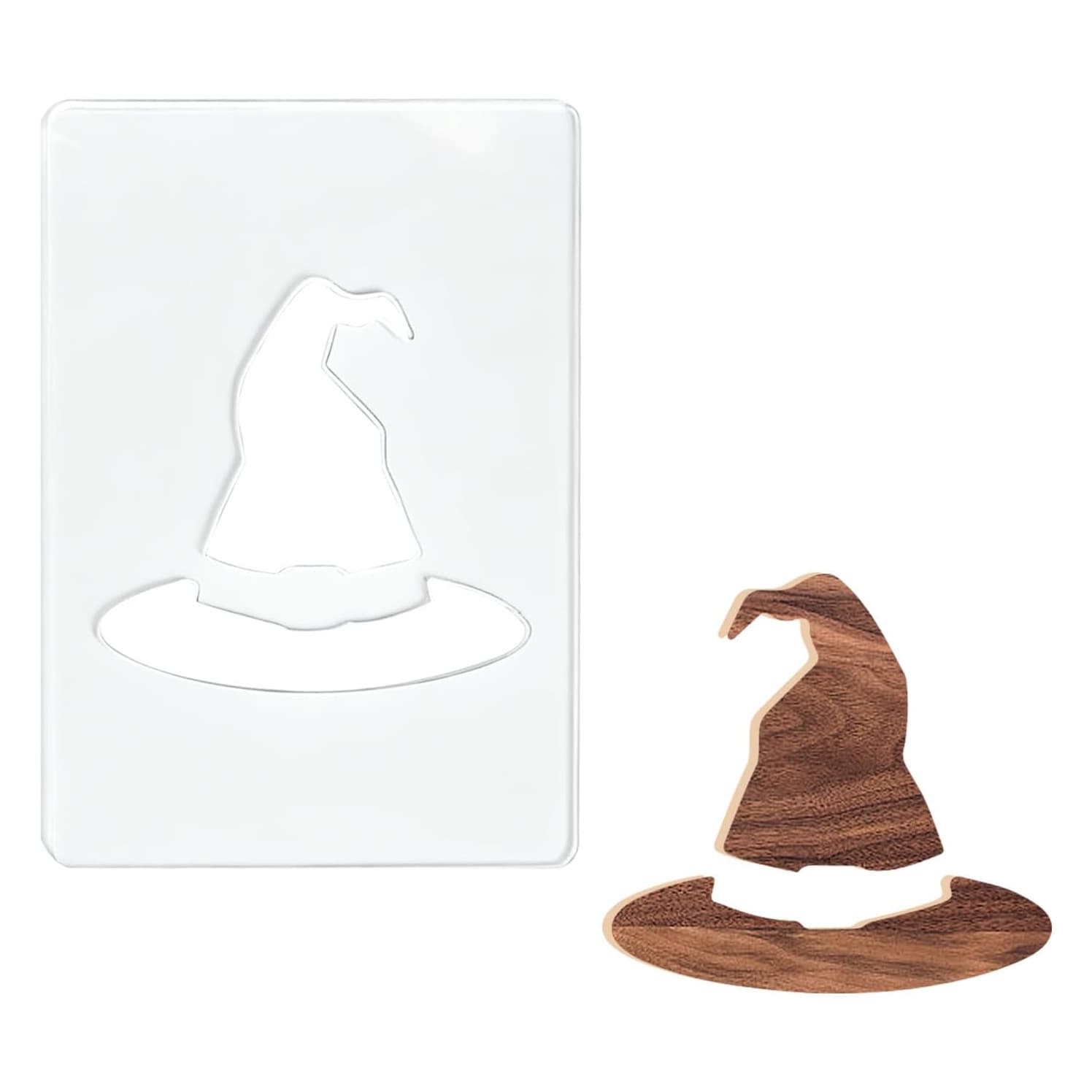 Acrylic Carving Template for Christmas and Valentine's Day Wood Carving Curve Tracing Template Block Hand Carving Guide Tool