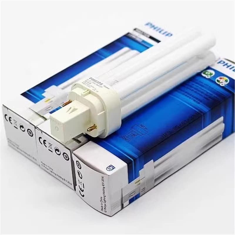 Plug tube separate PLC syringe tube energy-saving lamp plug-pull four 10W 13W 18W 26W two-pin lamp horizontal