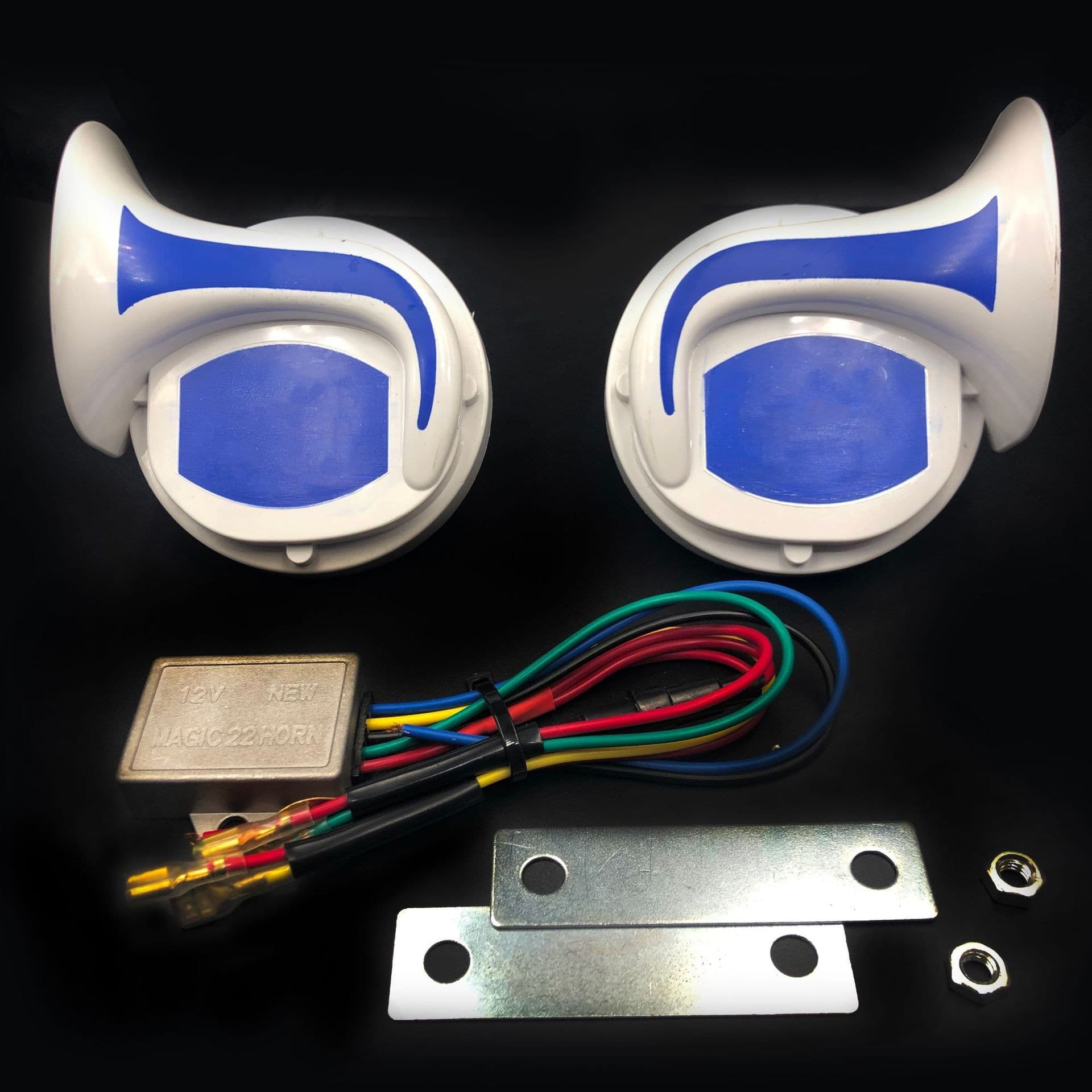 Factory Wholesale Car Snail Horn Motorcycle Modified Horn 8-Tone 10-Tone 18-Tone Echo Snail Horn 12V