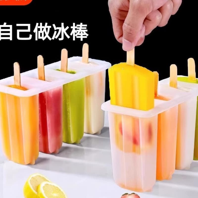 Ice Pop Mold for Home Use - DIY Popsicle, Ice Cream, Ice Cube, Ice Lolly Mold