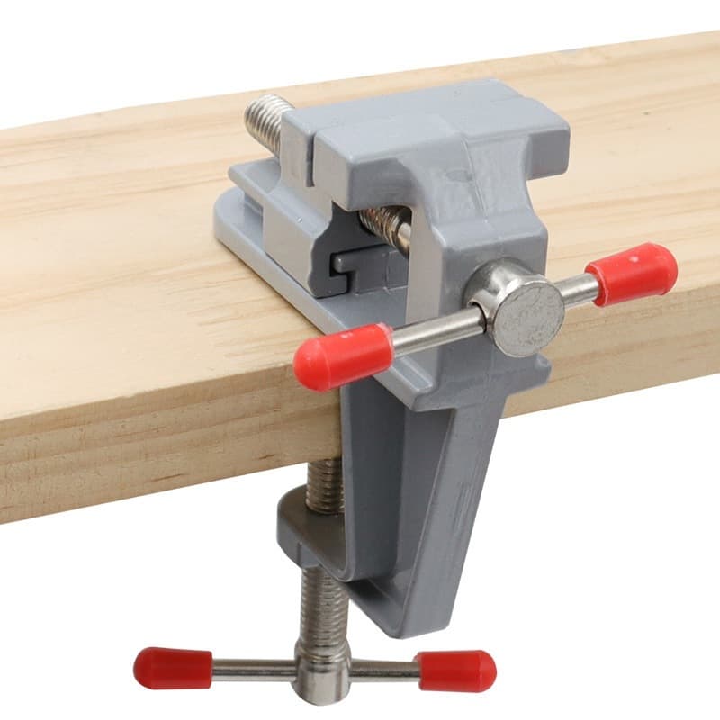 Aluminum alloy bench vise, mini table vise, small bench vise, DIY tool, small vise, small flat nose vise
