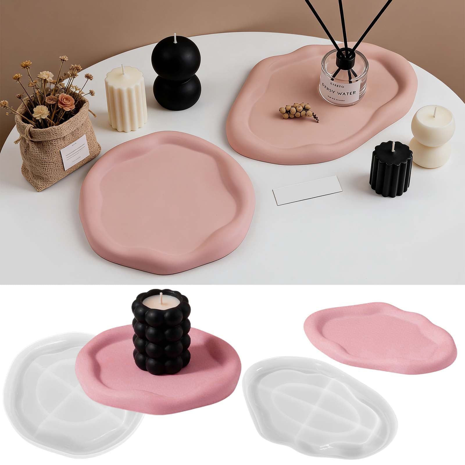 DIY Mold Cement Cloud Irregular Tray Dish Storage Plate Silicone Egg Natasha Squishy Mold