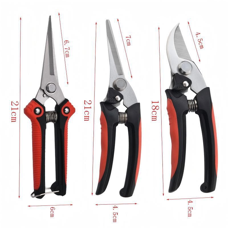 Cross-border Pruning Shears Stainless Steel Gardening Tool Set for Orchard Fruit Trees, Thick Branches, Grape Harvesting, Customizable