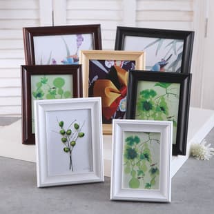 Wide European-style solid wood photo frame tabletop display or wall hanging, creative picture frame photo wall, wooden, customizable with LOGO, 30-inch frame