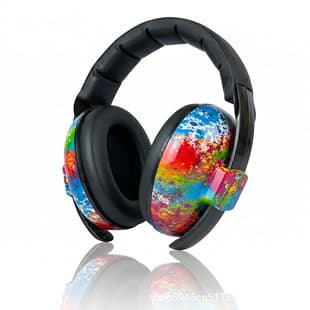 0-3 Years Old Children Noise Cancelling Earmuffs, Adjustable Headband, Outdoor Drum Practice Anti-Noise Earmuffs