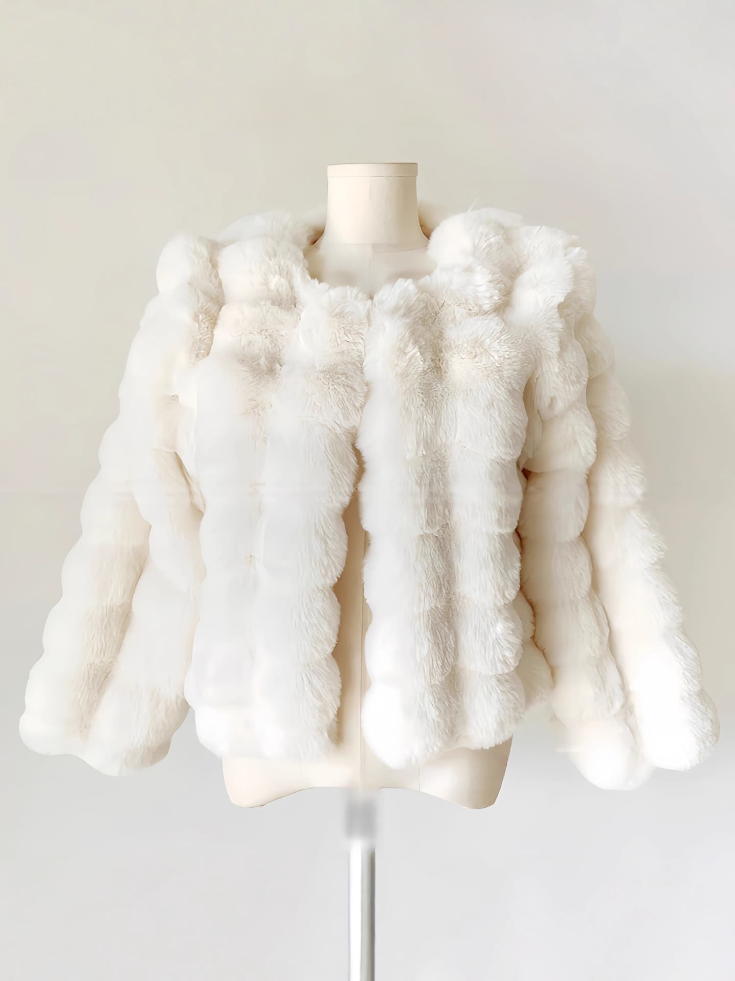 Faux Rabbit Fur Coat for Women 2025 Winter Young Style Thick Eco-Friendly Lamb Wool Short Fluffy Coat