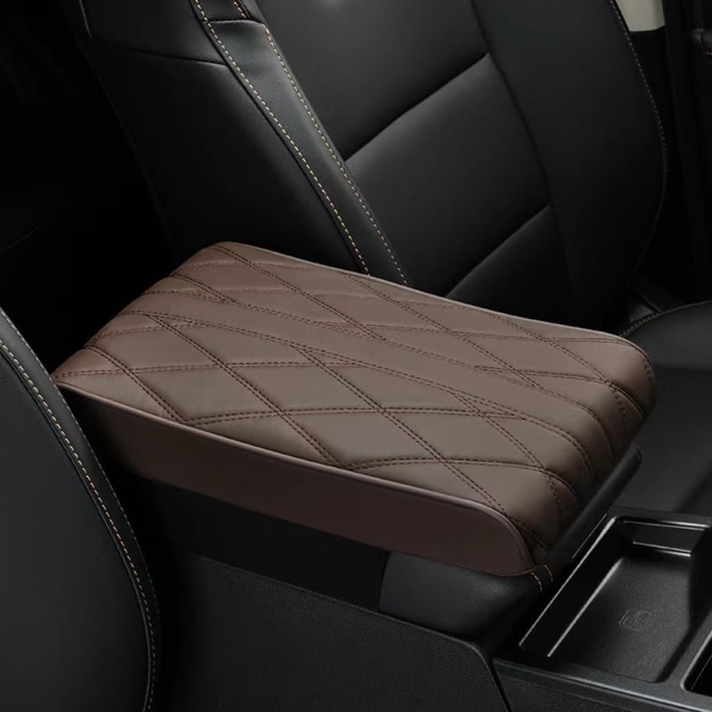 Source Factory Lingge Style Car Armrest Box Pad with Cross-border Trade, Anti-slip, and Multifunctional Features